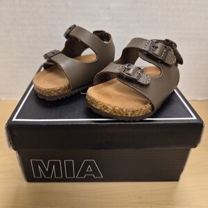 Mia Juniper Sandal Baby/ Toddler Mocha Size 2